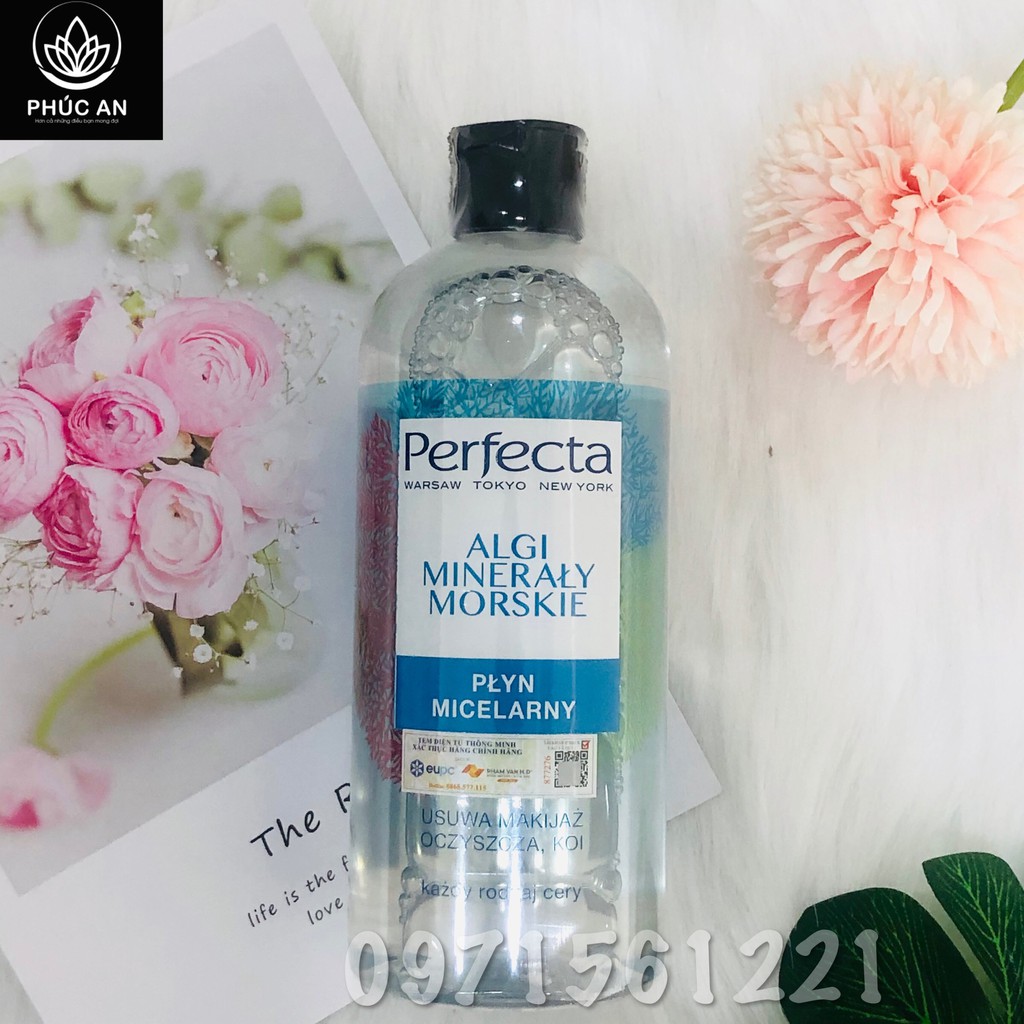 Nước tẩy trang ✅CHÍNH HÃNG✅ Tẩy Trang Micellar Tảo  Biển - Perfecta - 400ml | BigBuy360 - bigbuy360.vn