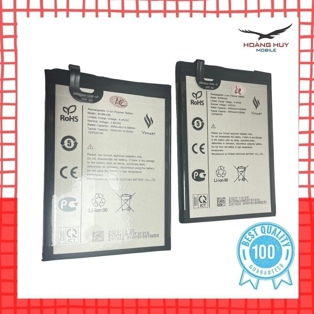 Pin Vsmart Joy 3.,Pin BVSM-430 Dung Lượng 5000mAh Hàng Zin Chinh Hãng Bảo Hành 6 Tháng 1 Đổi 1
