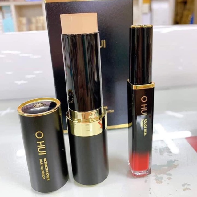 Set kem nền tặng son kem Ohui mẫu mới tháng 7/2020