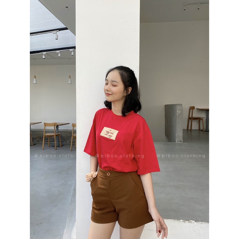 BIBOO - Quần short basic cài nút