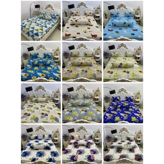Bộ Drap Thun Hoa Văn Full 5 món