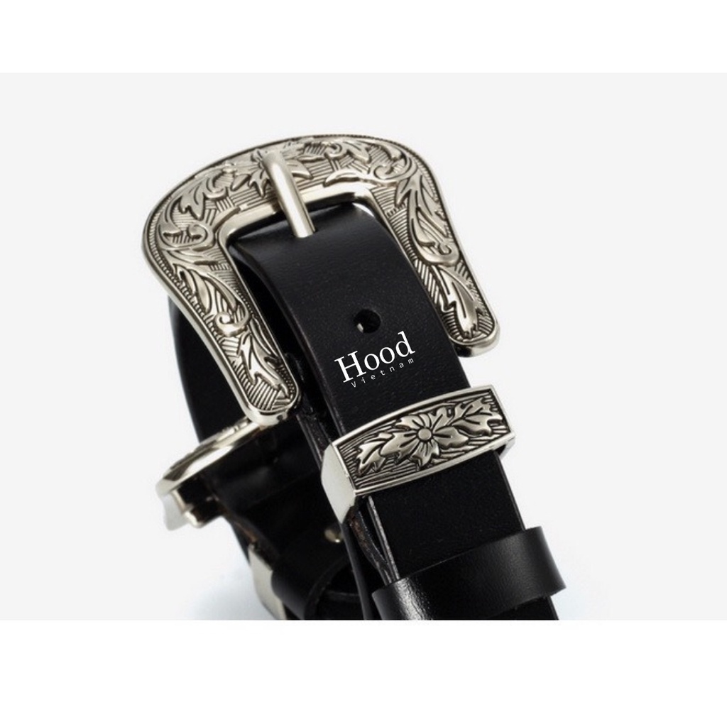 Thắt lưng nam Da cao cấp - Mặt chống gỉ cực xịn hood hoodvn