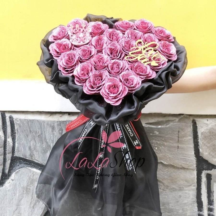 Bó hoa hồng sáp thơm dùng làm quà tặng valentine và 8/3 cho người yêu - Hàng cao cấp lưu hương lâu (Có xuất hóa đơn đỏ)