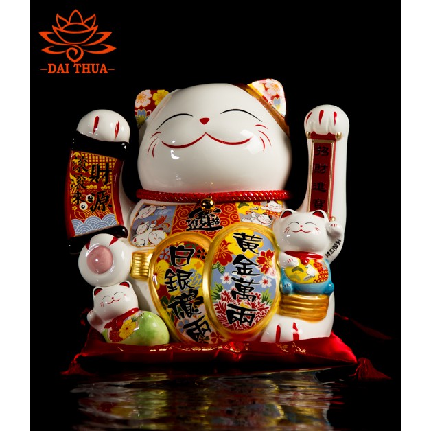 30CM - MÈO CHIÊU TÀI SỨ CHẠY PIN