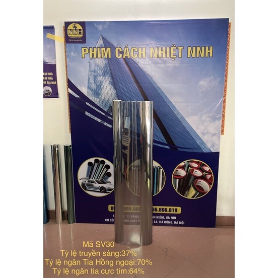 giấy dán kính phản Quang chống nắng mã SV30