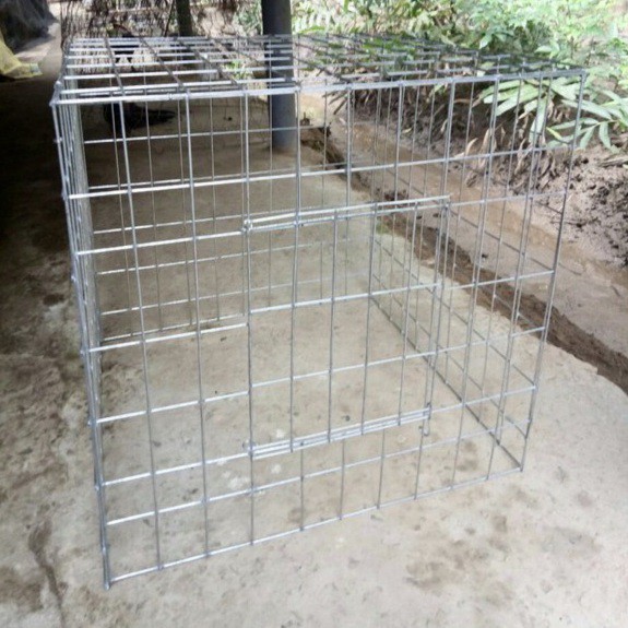 Lồng Gà Ghép cao 1m2x80x80 Vuông Kẽm Kéo Nóng