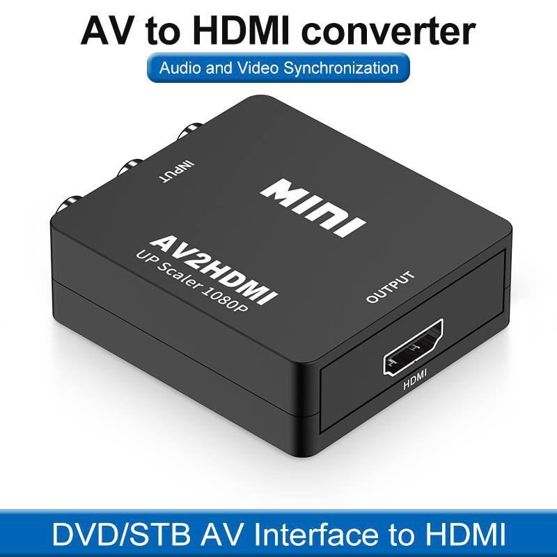Bộ Chuyển Đổi AV Sang HDMI 1080p, Rca Cvbs Av Sang Hdmi Video Audio