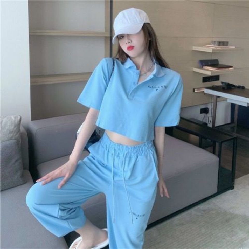 Set Đồ Thể Thao Lưng Cao Thời Trang Mùa Hè Cho Nữ