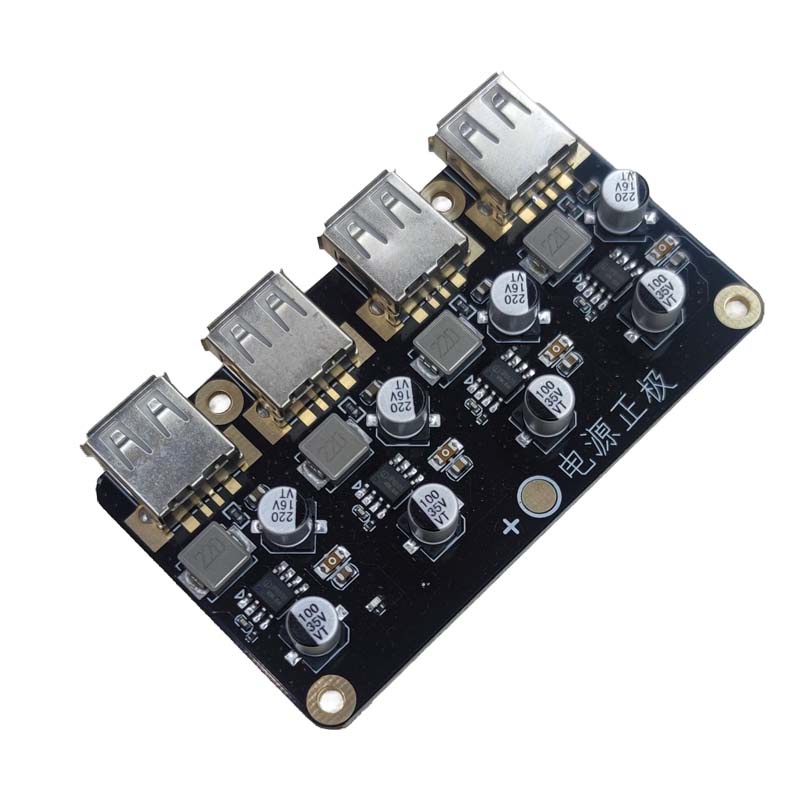 Mạch Hạ Áp Usb 3.0 sang Qc2.0 Dc-Dc 6-32v 9v 12v 24v Sang 5v QC2.0 chế Sạc dự phòng điện thoại lắp Xe máy, Oto