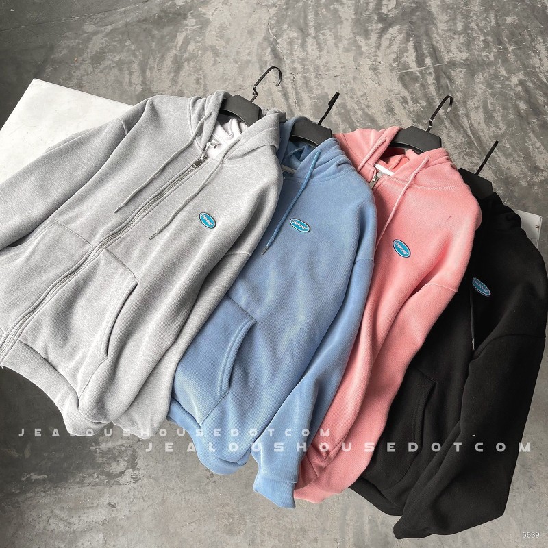 Áo hoodie zip logo UNIFOND 5639 | BigBuy360 - bigbuy360.vn