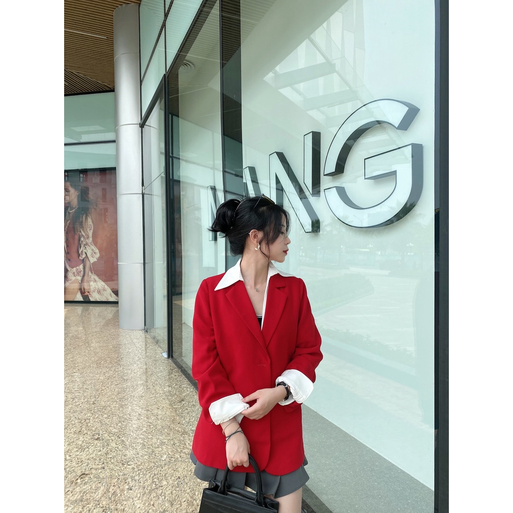 Áo Blazer dáng dài dài tay 2 lớp | BigBuy360 - bigbuy360.vn