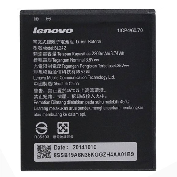 Thay pin BL242 cho máy Lenovo A6000 / A6010