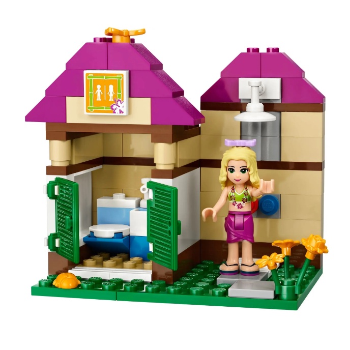 Đồ chơi mô hình tương thích cho trẻ em Phụ kiện tự làm khối lego Heartlake City Khối xây dựng hồ bơi Dòng quà tặng Phụ kiện cô gái
