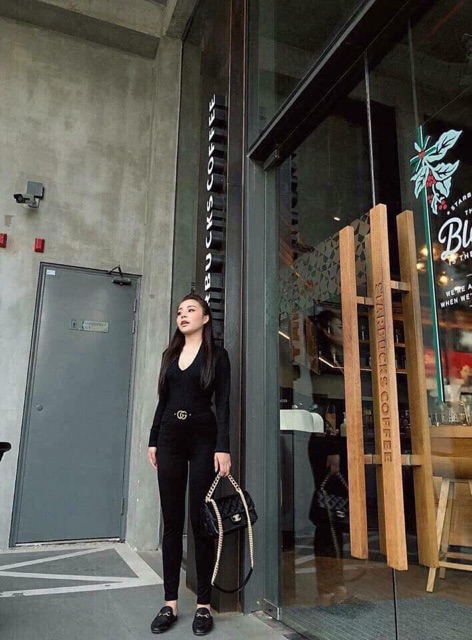 Quần Legging GG Fom Chuẩn
