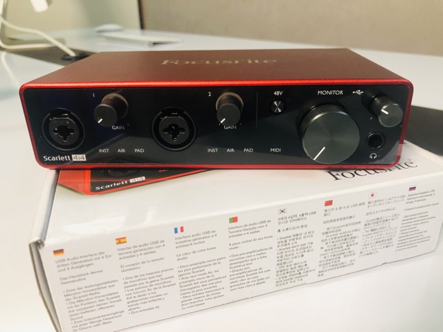 Soundcard Focusrite scarlett 4i4 ( gen3 )