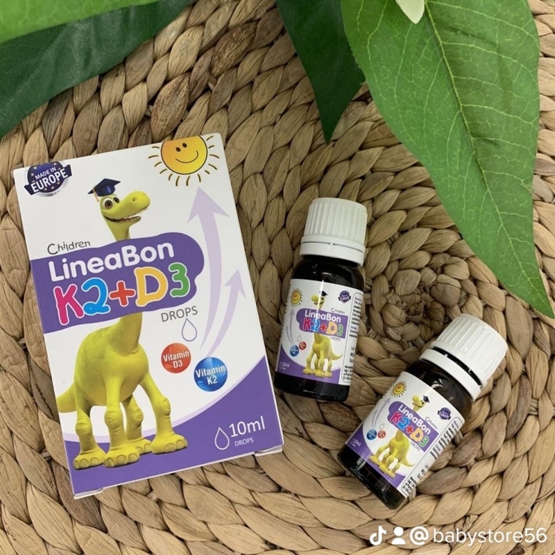 Vitamin D3 K2 LineaBon Chính Hãng Hỗ Trợ Tăng Chiều Cao Cho Bé