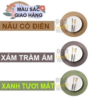 Combo 4 Khăn Lót Chén Dĩa Tròn