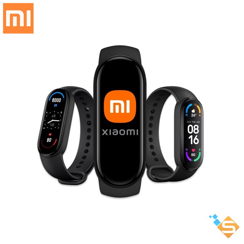 Vòng Đeo Tay Theo Dõi Sức Khỏe Xiaomi Mi Band 6 Bản Quốc Tế - DGW Phân Phối - Bảo Hành 1 Năm