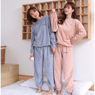 Bộ nỉ nhung lót lông mềm mại