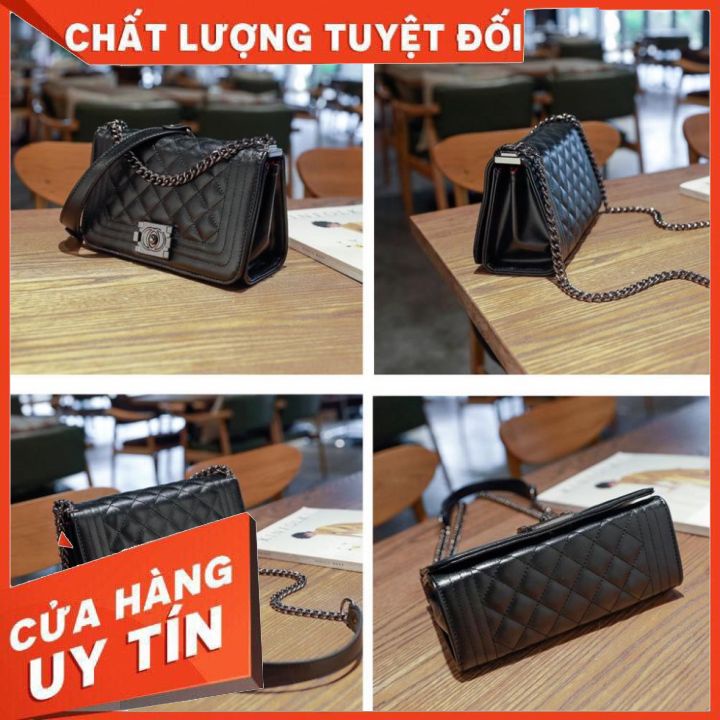 TÚI XÁCH NỮ ĐEO CHÉO CN BASIC SIZE 23 KHÓA TRẦN DA PU CAO CẤP