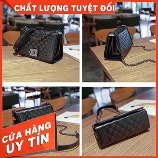 Túi xách nữ đeo chéo cn basic size 23 khóa trần da pu cao cấp