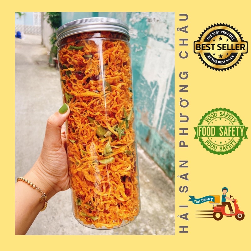 [HỎA TỐC SG] Khô gà lá chanh thơm ngon ăn vặt 250g