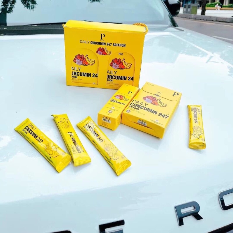 Thạch Nghệ Nano Saffron NMN Đông trùng hạ thảo 247 vị chuối tặng kèm thêm 2 thanh Janpan chính hãng