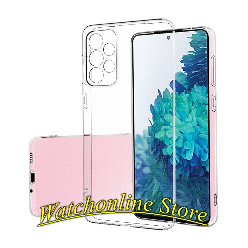 Ốp lưng silicon Samsung Galaxy A34 A54 A13 A33 5G A53 A73 M23 M33 M53 M73 A12 M12 A32 A50 a50s trong suốt