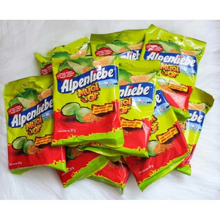 (CÓ SẴN) Kẹo Alpenliebe hương xoài nhân muối ớt - Bịch 87g (30viên)