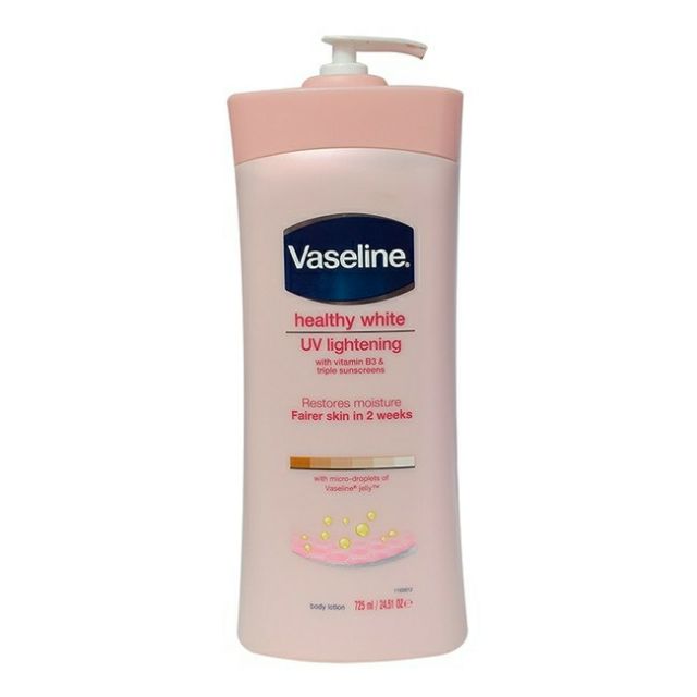 Sữa dưỡng thể Vaseline trắng da Mỹ 725ml