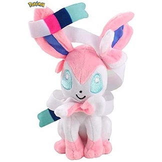 Thú Nhồi Bông Hình Pokemon Sylveon Kích Thước 20cm Mềm Mại