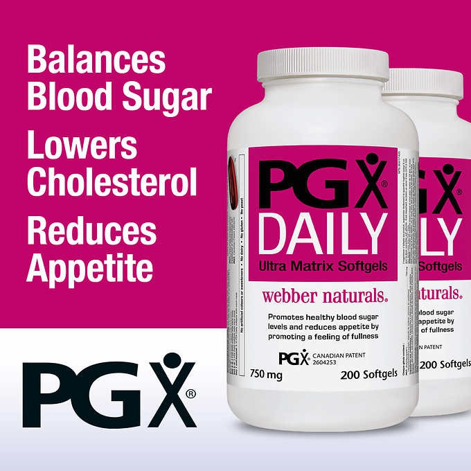 Webber Naturals PGX Hỗ trợ giảm cân giữ vóc 200 Viên, DATE 11/2024