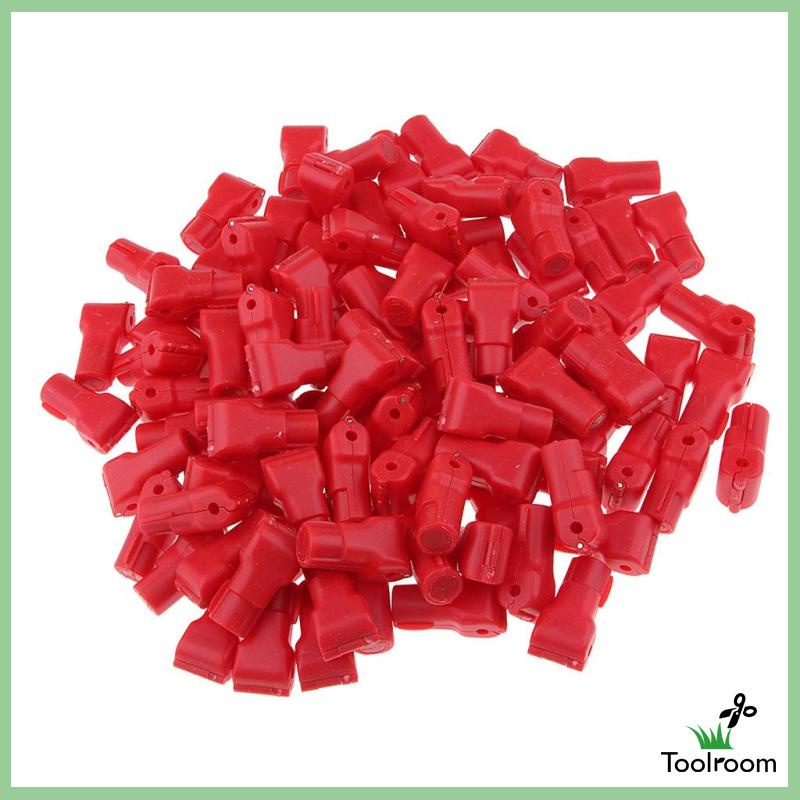 Set 100 Móc Treo Đồ Chống Trộm Màu Đỏ 4mm