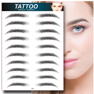 Miếng dán lông mày tatoo lông mày chống nước 6D