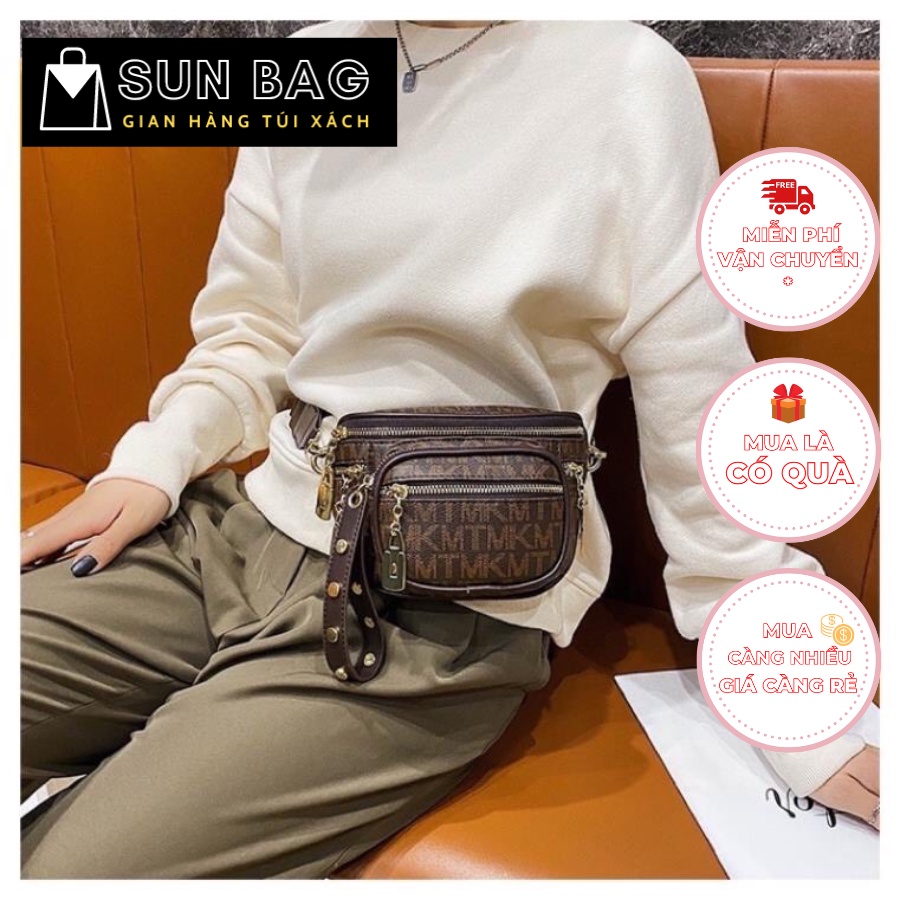 Túi xách nữ đeo hông, túi đeo chéo đi chơi, đi học, da đẹp, cao cấp size 20cm SB193