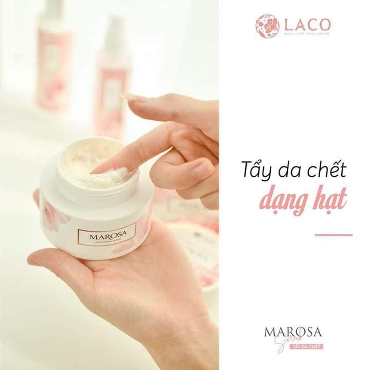 [CHÍNH HÃNG] Tẩy da chết Marosa Laco tặng miếng mút rửa mặt