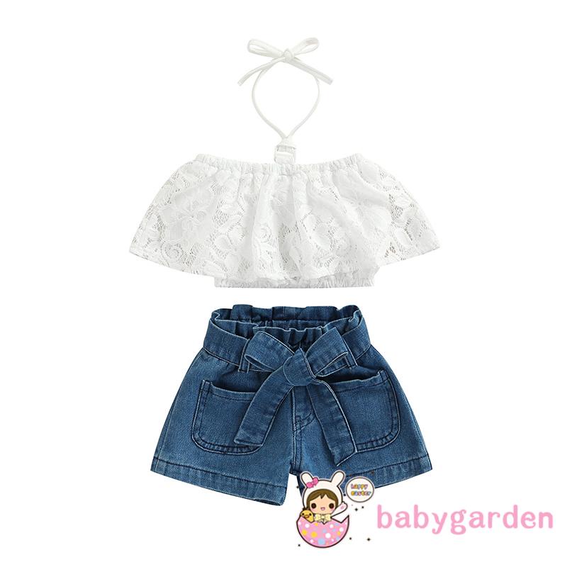 Bộ Trang Phục 5 Món Gồm Áo Thun Đan Len Màu Trơn + Dây Thắt Lưng + Thắt Lưng Dành Cho Bé Gái