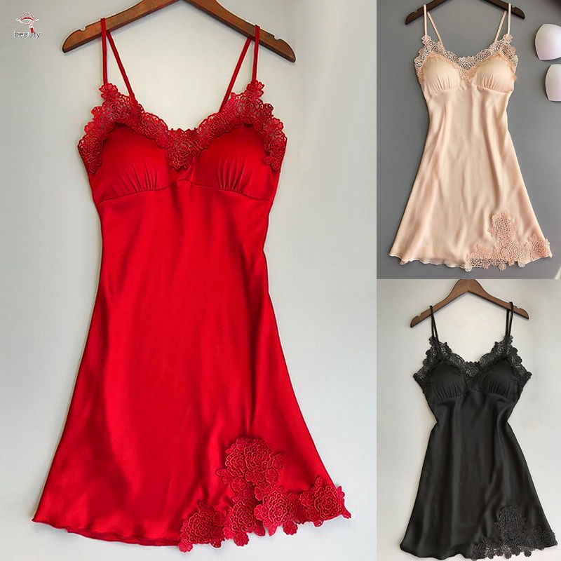 Áo Ngủ 2 Dây Màu Trơn Thời Trang Nữ Tính