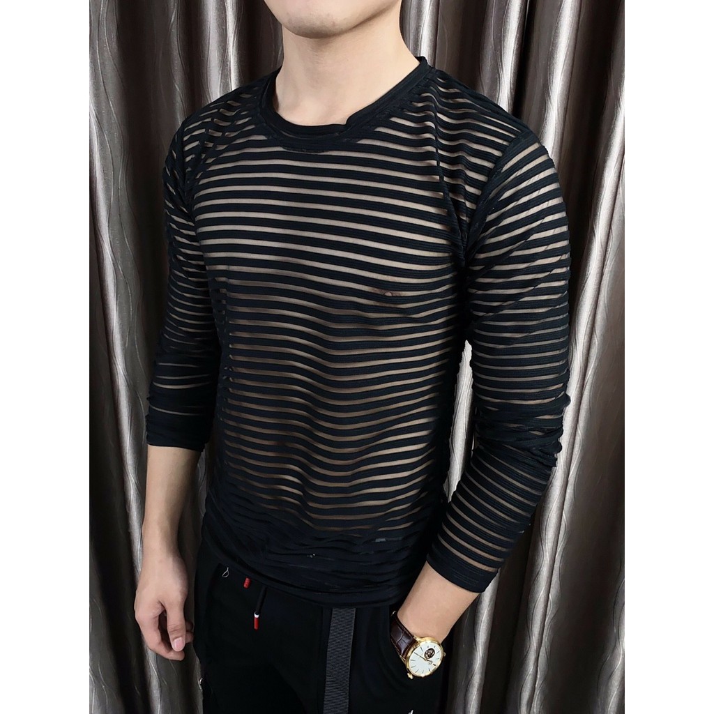 Áo thun lưới nam tay dài  mẫu độc lạ | BigBuy360 - bigbuy360.vn
