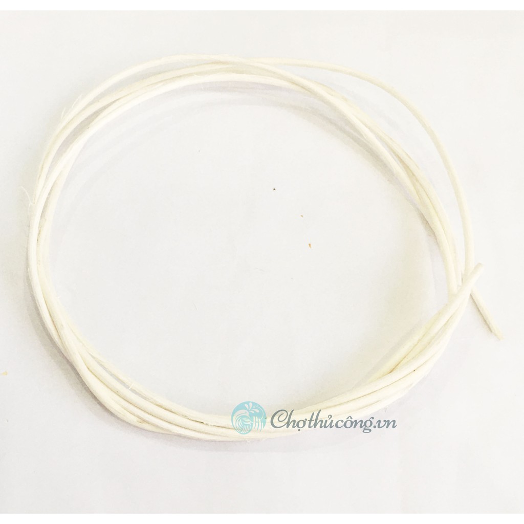 Lõi mây thô tự nhiên 5mm trắng, Vật liệu đan mây làm handmade, que khếch tán tinh dầu, chặn rãnh căng mành mây mắt cáo