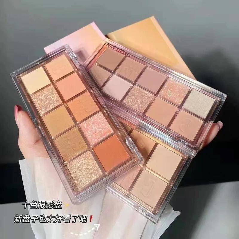 Bảng phấn mắt 10 màu lì ngọt ngào