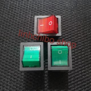 Combo 2 công tắc tắt bật 6 chân-2 nấc có đèn