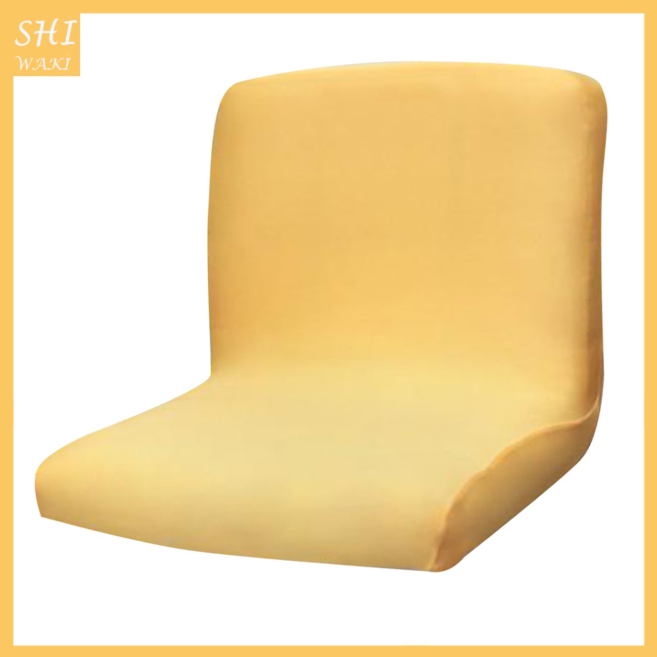 Vỏ bọc ghế mềm mại màu vàng thời trang