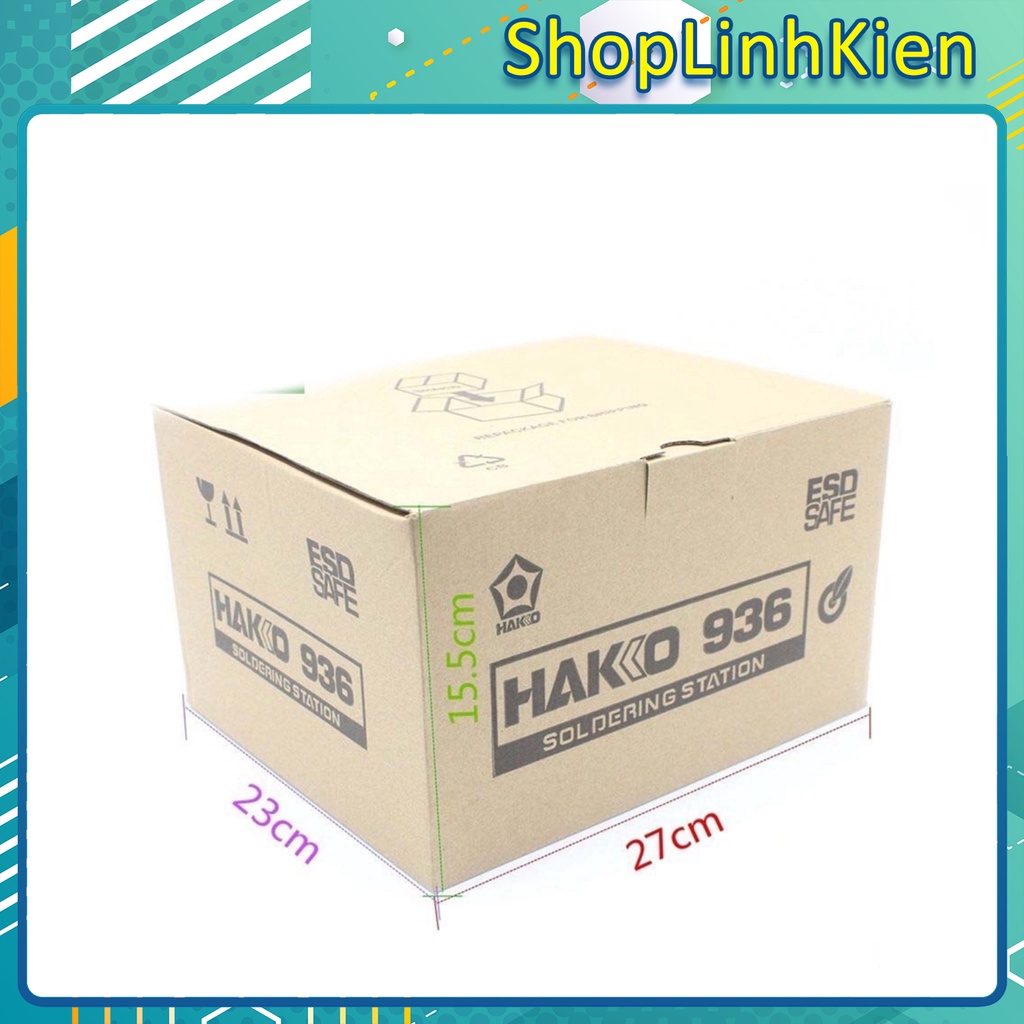 Bộ Trạm hàn hakko 936 kèm 5 đầu mũi hàn bảo hành 6 tháng/ Tay Hàn Hakko936 Hàng Japan