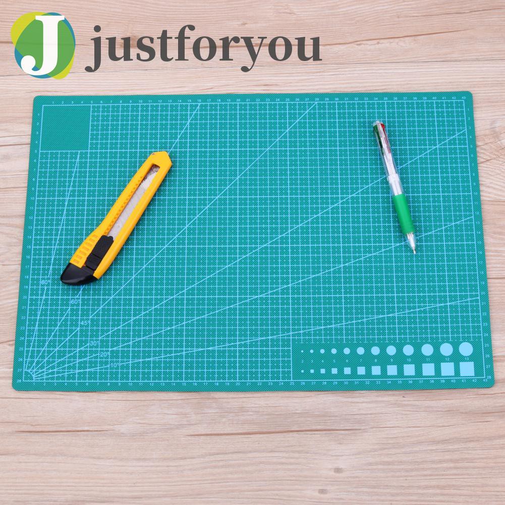 Justforyou2 PVC Cutting Board DIY Patchwork Mat Pad Self-healing Leather Cutting Mat