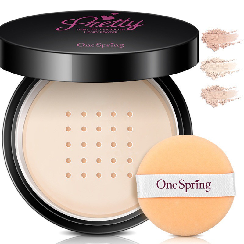 Phấn Phủ Bột One Spring Kiềm Dầu Che Khuyết Điểm Giúp Lớp Makeup Đẹp Tự Nhiên - B1T2