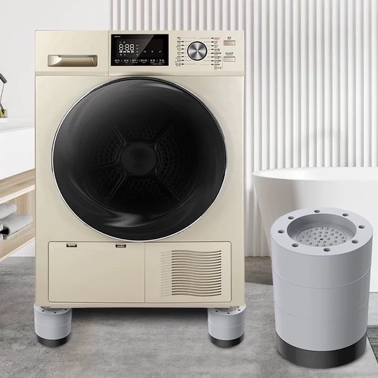 Bộ 4 chân kê máy giặt chống rung, chân đế tủ lạnh, giá đỡ nâng chiều cao đa năng