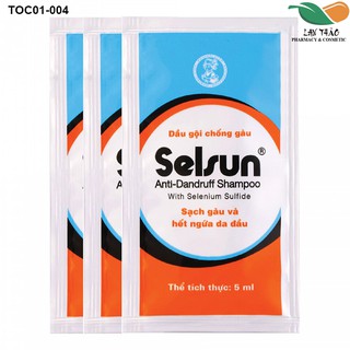 [lẻ 1 gói] DẦU GỘI SELSUN GÓI CHÍNH HÃNG GIẢM NHANH GÀU GIÁ SỈ