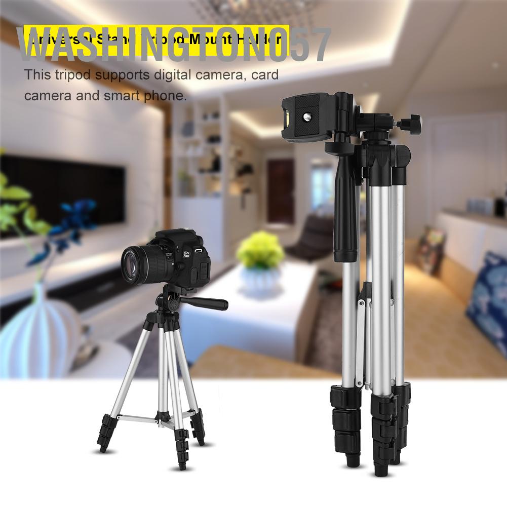 Washington057 Universal Stand Tripod Mount Holder For Smart Phone Cell Camera + Bag US