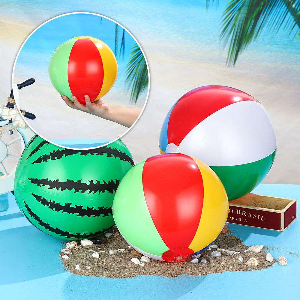 Inflatable Beach Ball Multicolor Swimming Pool Toys For Kids